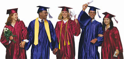 Graduation Caps and Gowns High School Middle and Elementary